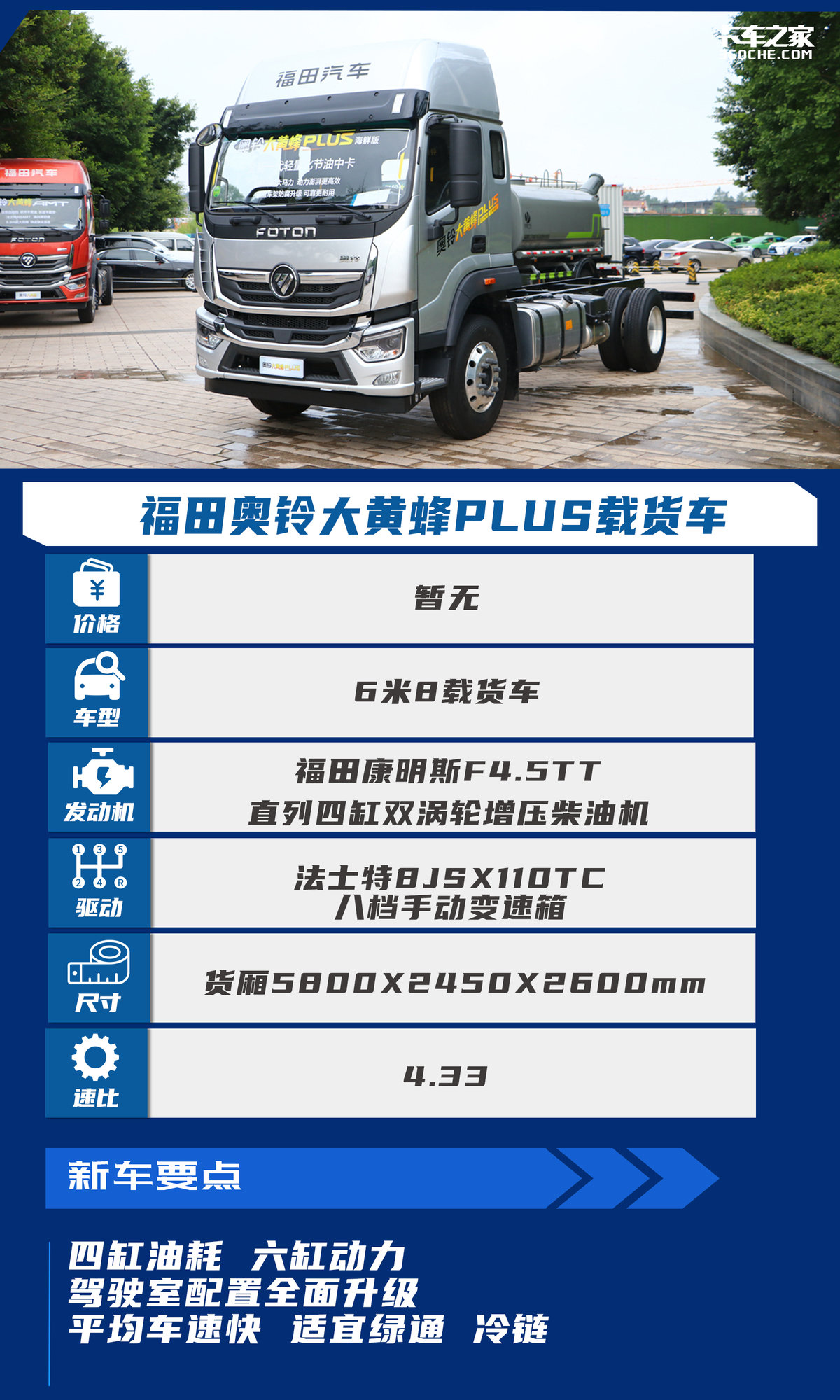 福田最新貨車，路上的友情與家的溫馨之旅